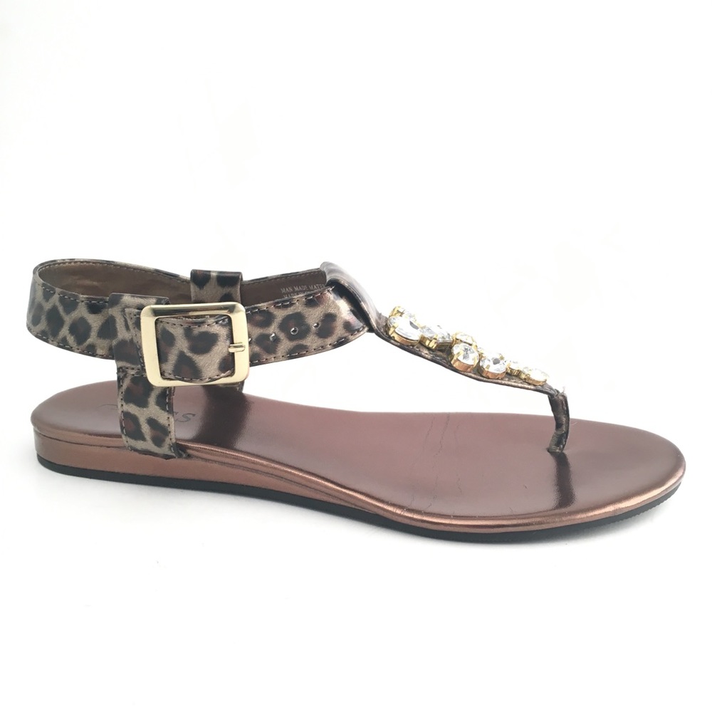 Guess Leopard & Jeweled Sandals ✨✨ - Picture 7 of 7